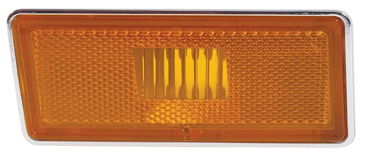 52433 Side Marker Light, 1974-1979 Chevy Corvette, Right Front, 1974 Late