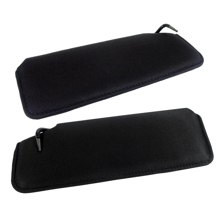 58148 Sunvisor, 1984-1996 Chevy Corvette, Pair W/O Lighted Mirror, Replacement
