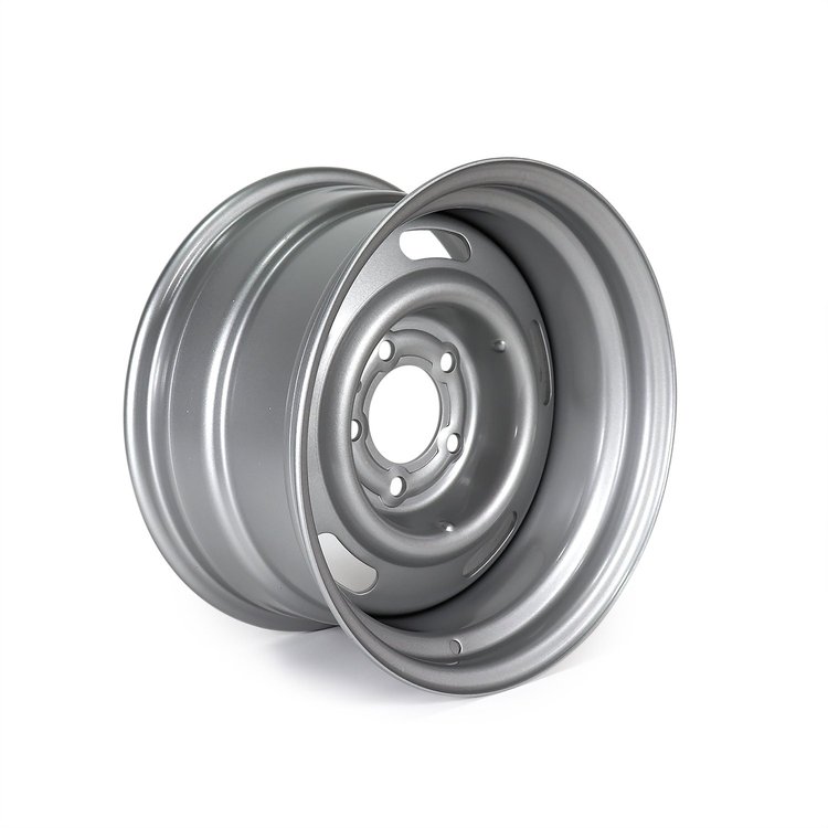 58627 Rally Wheel [Size: 15"x8"] 1969-1982 Chevy Corvette, Silver Finish