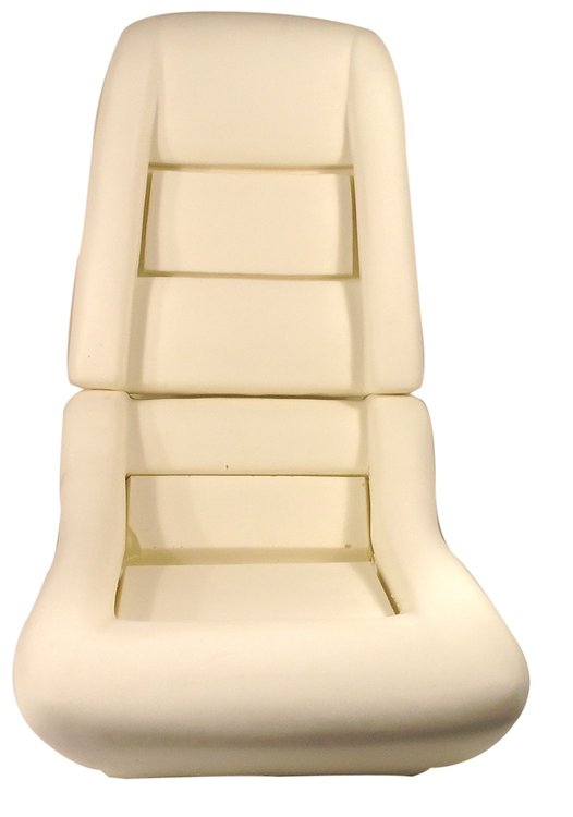7214 Seat Foam, 1978-1982 Chevy Corvette, 4 Piece Set 2 Inch