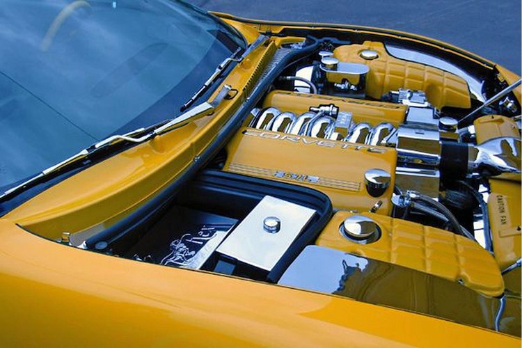 72185 Colored Underhood Weatherstripping Kit, 1997-2004 Chevy Corvette, White
