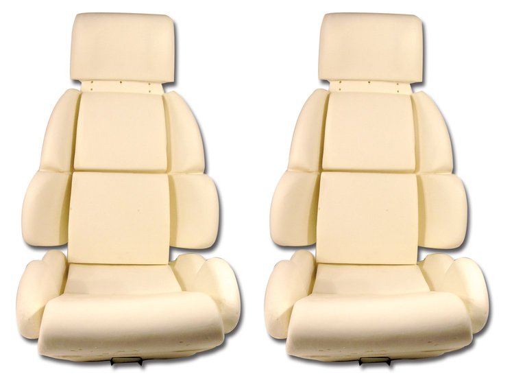 7226 Seat Foam, 1989-1993 Chevy Corvette, Standard 4 Piece Set