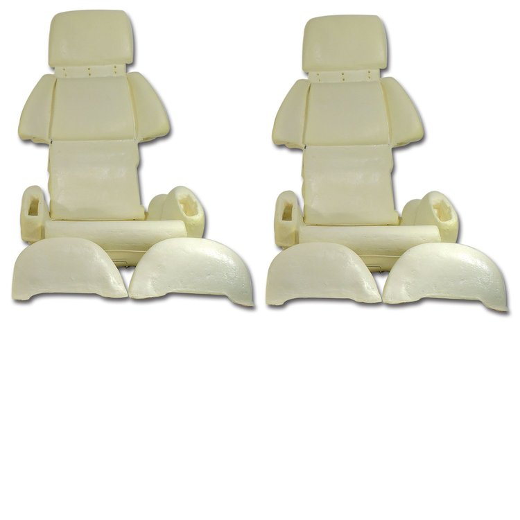 7228 Seat Foam, 1989-1990 Chevy Corvette, Sport 4 Piece Set
