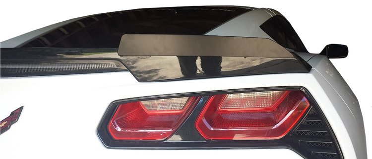 72912 SUBTLE Z51 STYLE WICKER BILL SPOILER UPGRADE, 2014-2019 Chevy Corvette, Dark Smoke Acrylic