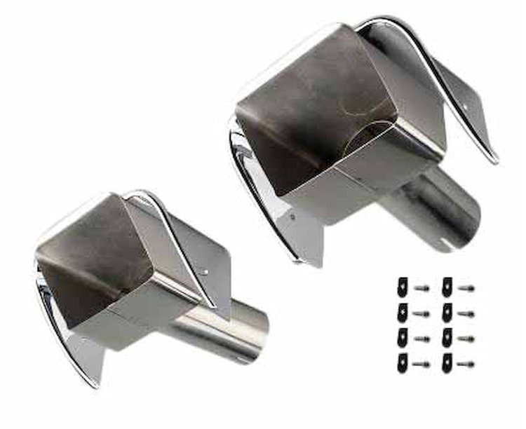 73102 Exhaust Extension & Bezel Kit, 1973-1973 Chevy Corvette