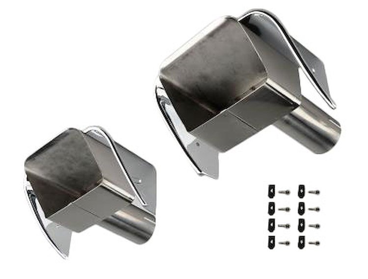 73103 Exhaust Extension & Bezel Kit, 1970-1972 Chevy Corvette