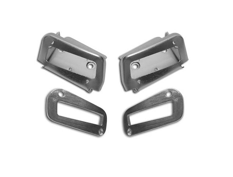 73114 Rear Shoulder Harness Reinforcement Kit W/Hardware, 1970-1975 Chevy Corvette