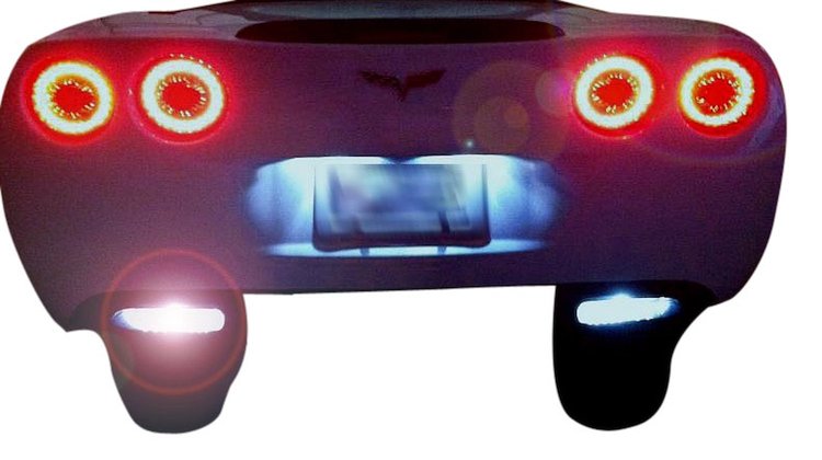 73441 GEN 2 REVERSE LED BULBS w/9 PIECE INTERIOR/EXTERIOR LED KIT, 2005-2013 Chevy Corvette, ULTRABRIGHT