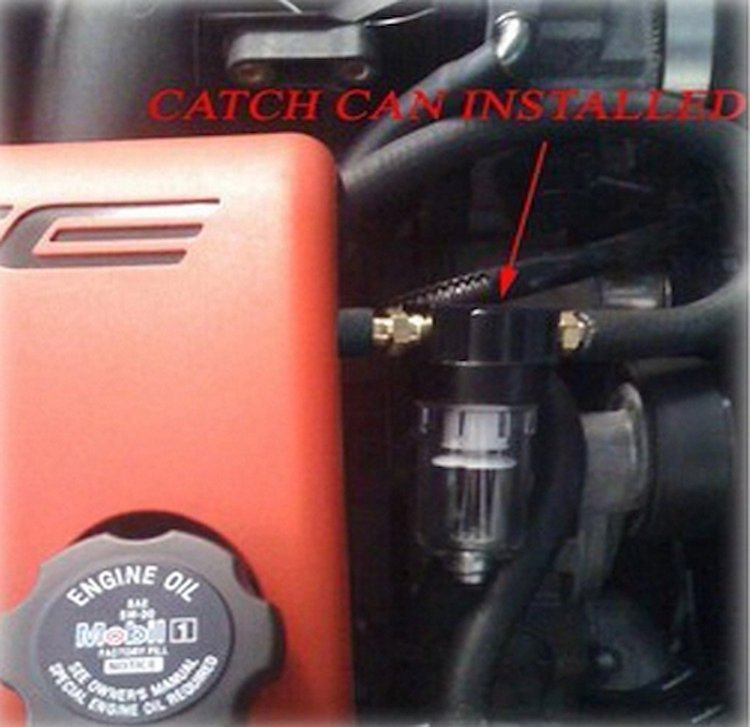 74378 PCV Oil Catch Can, 1997-2013 Chevy Corvette