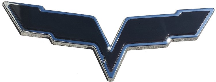 75793 Emblem Complete Blackout Pair, 2005-2013 Chevy Corvette, Acrylic