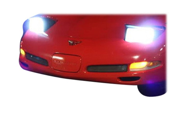 76226 HID HEADLIGHT LOW BEAM CONVERSION KIT w/RESISTORS, 1997-2004 Chevy Corvette, 8000K