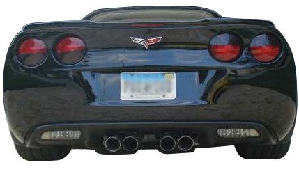76290 Acrylic 5-Piece Tail Light EyeLid Blackout Kit, 2006-2013 Chevy Corvette