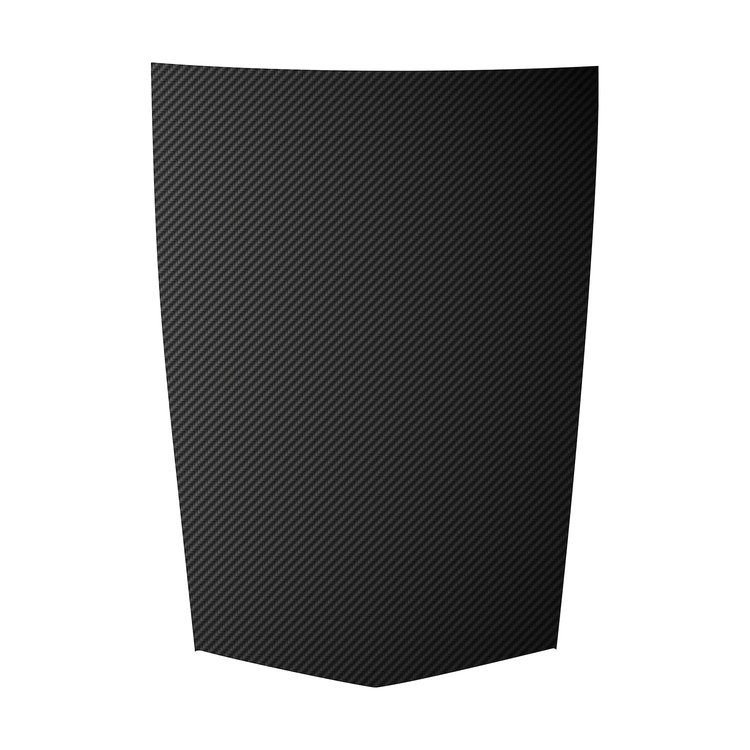 76911 STINGER STYLE HOOD STRIPE, 2014-2019 Chevy Corvette, BLACK CARBON FIBER