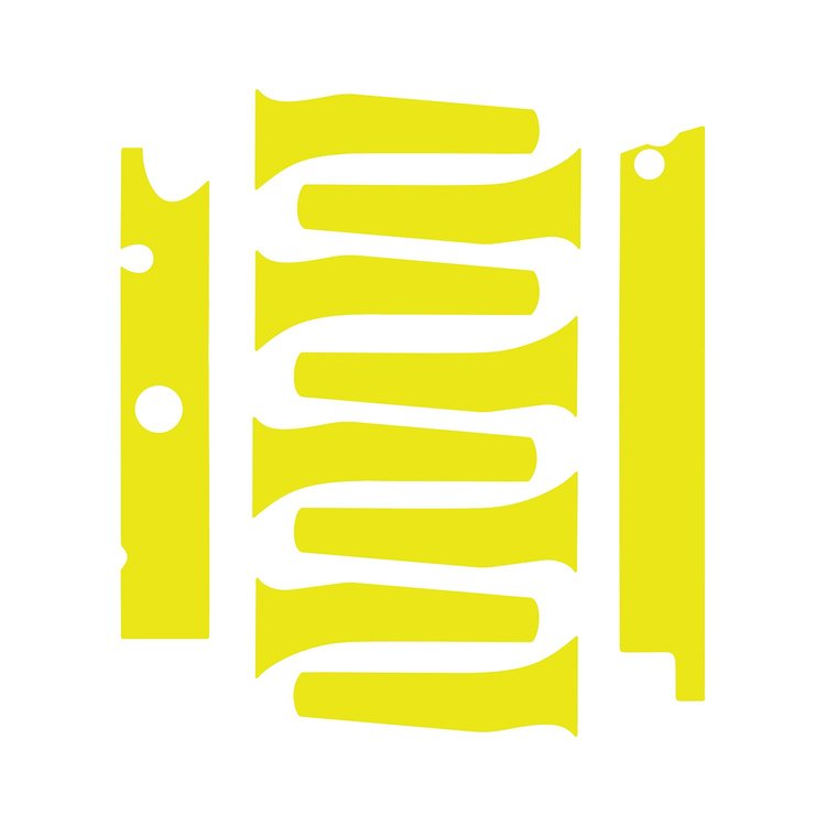 76955 Engine Decal Graphics, 2014-2019 Chevy Corvette, Gloss Yellow