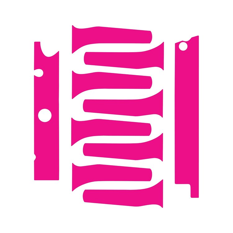 76956 Engine Decal Graphics, 2014-2019 Chevy Corvette, Gloss Pink