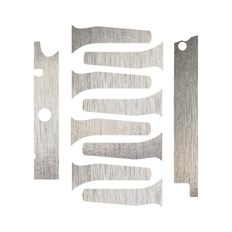 76970 Engine Decal Graphics, 2014-2019 Chevy Corvette, Chrome Brushed Steel