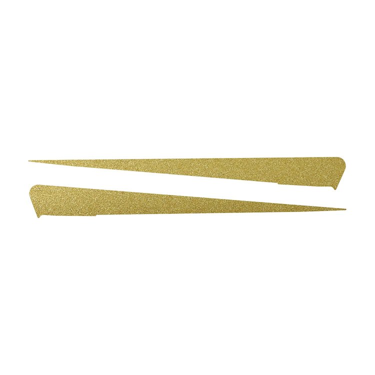 77047 Side Spear Shadow Stripe, 2014-2019 Chevy Corvette, Pair, Stingray, Gloss Metallic Gold