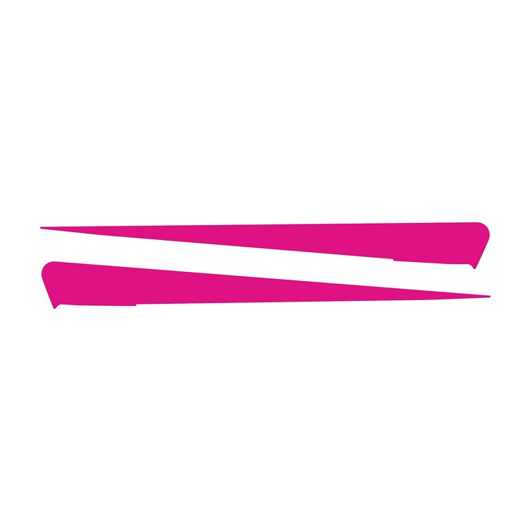 77054 Side Spear Shadow Stripe, 2014-2019 Chevy Corvette, Pair, Stingray, Matte Pink