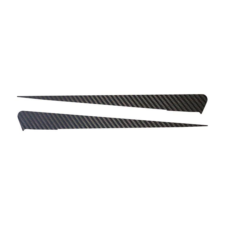 77059 Side Spear Shadow Stripe, 2014-2019 Chevy Corvette, Pair, Stingray, Black Carbon Fiber
