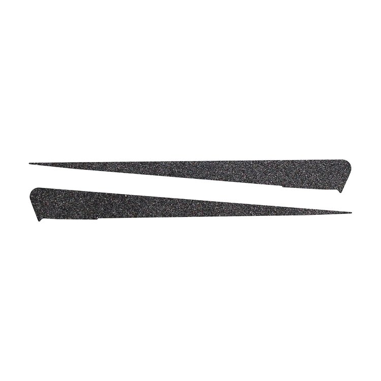 77064 Side Spear Shadow Stripe, 2014-2019 Chevy Corvette, Pair, Stingray, Black Suede
