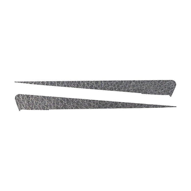 77065 Side Spear Shadow Stripe, 2014-2019 Chevy Corvette, Pair, Stingray, Black Faux Leather
