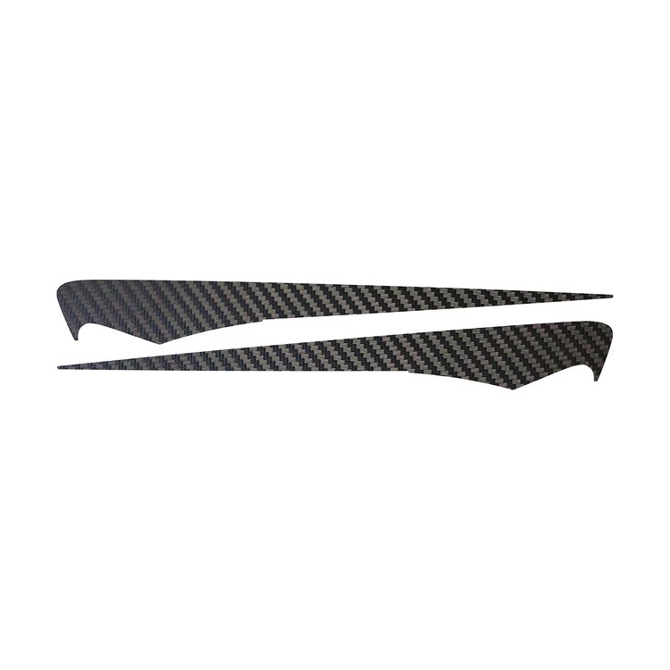 77074 Side Spear Shadow Stripe, 2014-2019 Chevy Corvette, Pair, Z06, Black Carbon Fiber