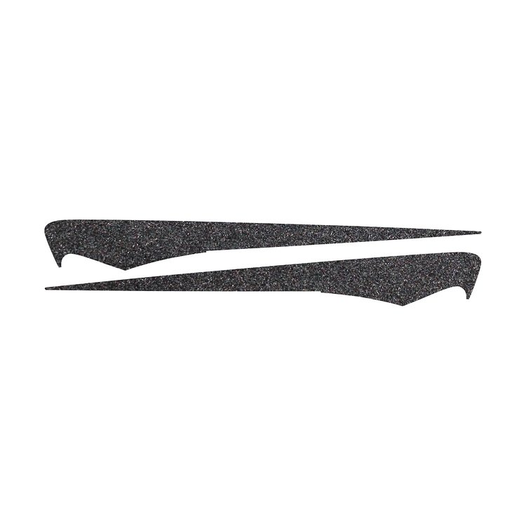 77079 Side Spear Shadow Stripe, 2014-2019 Chevy Corvette, Pair, Z06, Black Suede