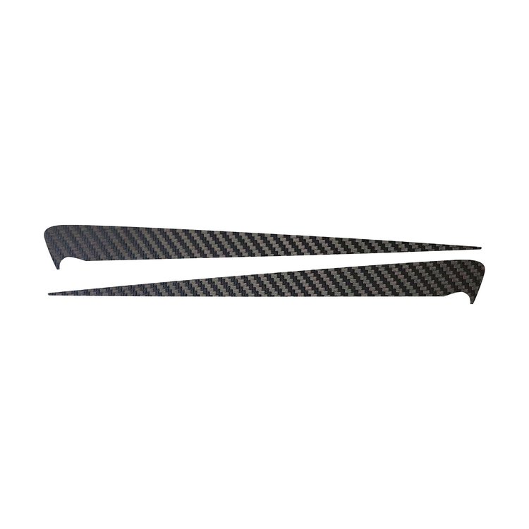 77083 Side Spear Shadow Stripe, 2014-2019 Chevy Corvette, Pair, Grand Sport, Black Carbon Fiber