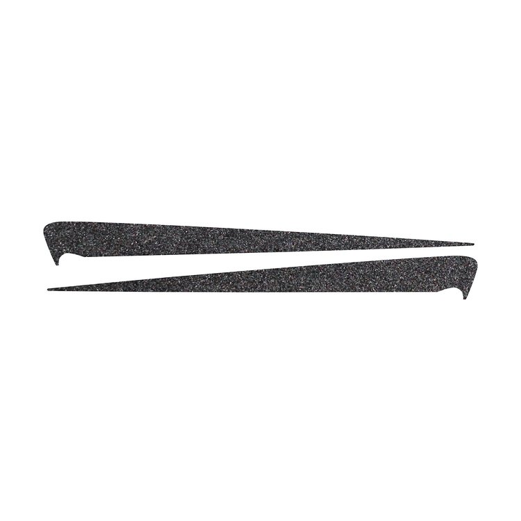 77085 Side Spear Shadow Stripe, 2014-2019 Chevy Corvette, Pair, Grand Sport, Black Suede