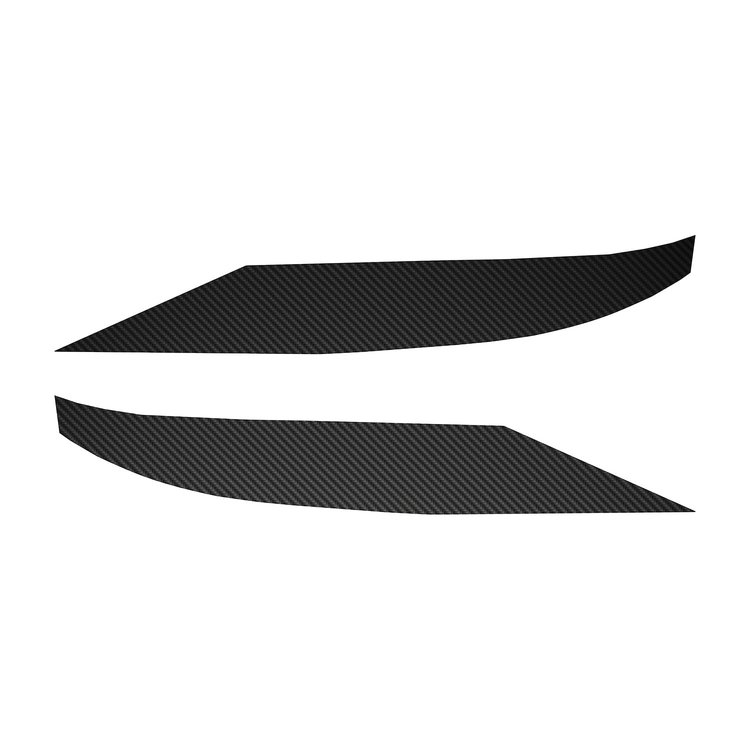 77186 Front Grille Enhancement Overlay Decal Set, 2014-2019 Chevy Corvette, Black Carbon Fiber