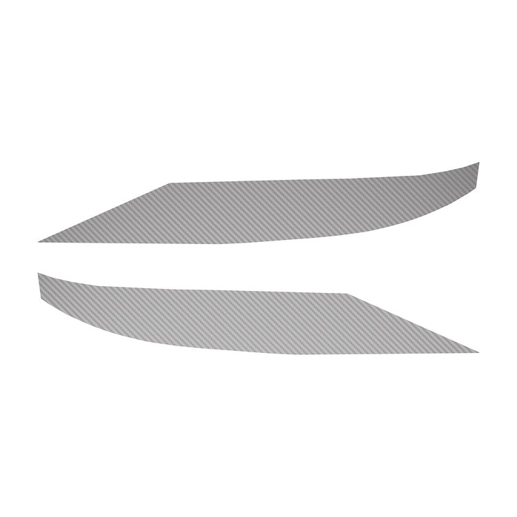 77188 Front Grille Enhancement Overlay Decal Set, 2014-2019 Chevy Corvette, Silver Carbon Fiber