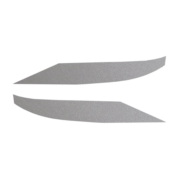 77190 Front Grille Enhancement Overlay Decal Set, 2014-2019 Chevy Corvette, Matte Metallic Pearl Gray