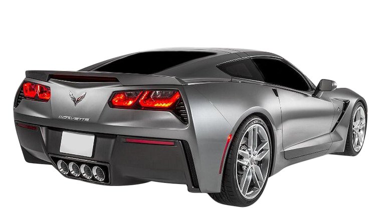 77470 3rd Brake Light Blackout, 2014-2019 Chevy Corvette, Dark Smoked Acrylic