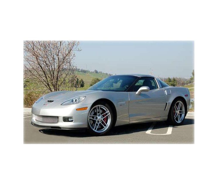 77589 Front Grille Insert Screen, 2006-2013 Chevy Corvette, GS/Z06/ZR1, Aluminum