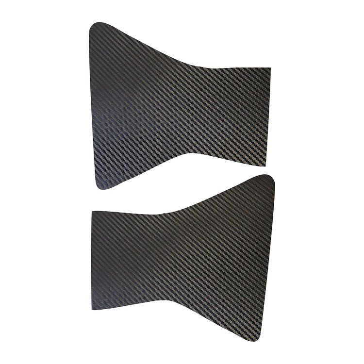 77688 Door Scratch Guards Carbon Fiber Look, 2005-2013 Chevy Corvette
