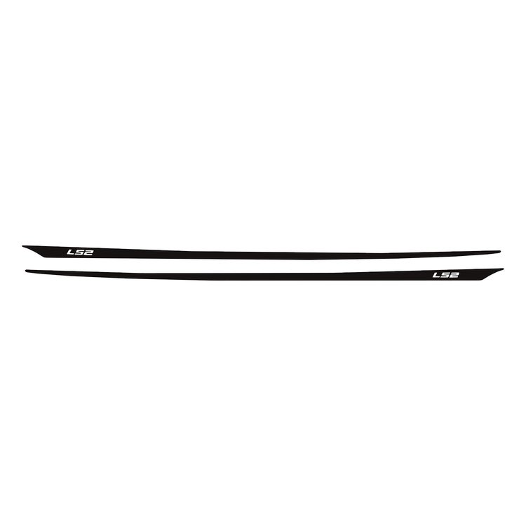 77934 Hood Stripes Decal, 2005-2013 Chevy Corvette, LS2 Matte Black