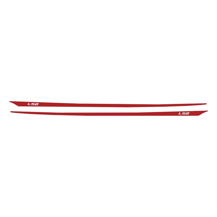 77935 Hood Stripes Decal, 2005-2013 Chevy Corvette, LS2 Matte Red