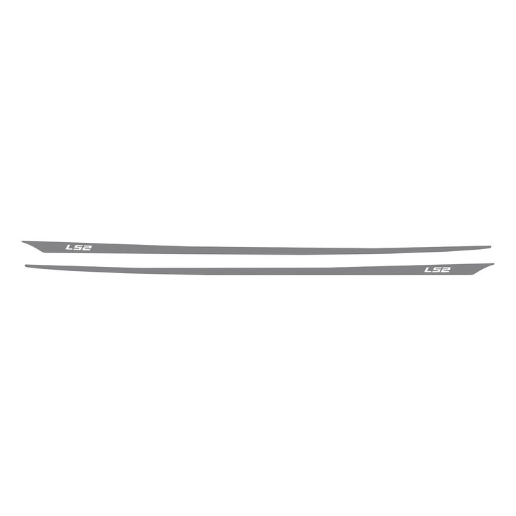 77937 Hood Stripes Decal, 2005-2013 Chevy Corvette, LS2 Matte Gray