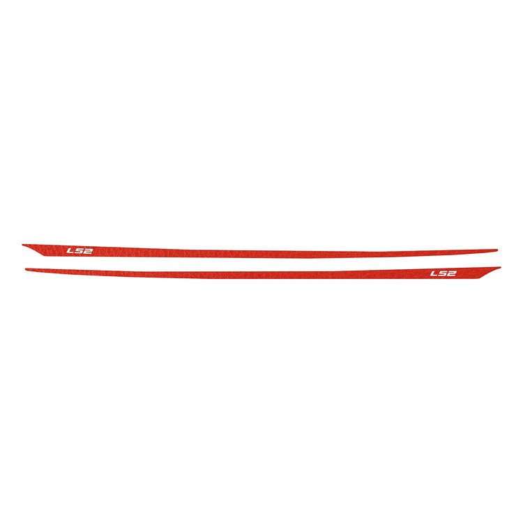 77947 Hood Stripes Decal, 2005-2013 Chevy Corvette, LS2 Red Faux Leather
