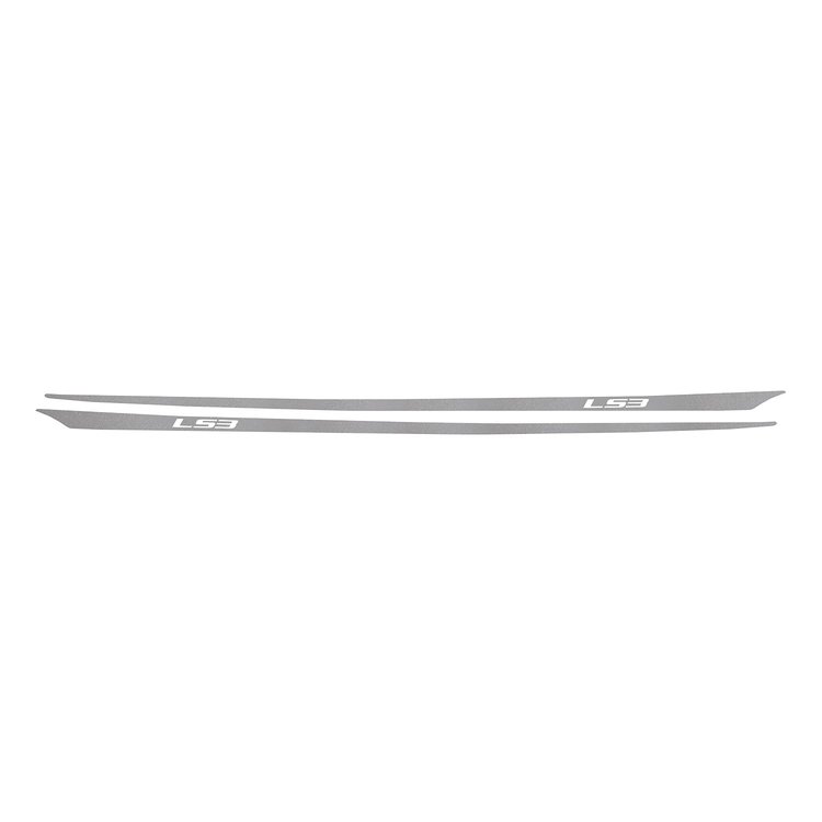 77955 Hood Stripes Decal, 2005-2013 Chevy Corvette, LS3 Matte Metallic Pearl Gray