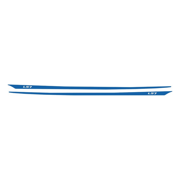 77962 Hood Stripes Decal, 2005-2013 Chevy Corvette, LS7 Matte Blue