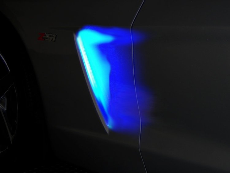 78165 Superbright LED Kit, 2005-2013 Chevy Corvette, Fender Cove Blue W/O Switch