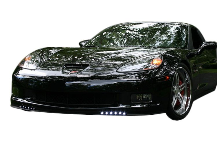 78306 LED Lower Front Spoiler/Splitter Lighting White W/O Switch, 2006-2013 Chevy Corvette