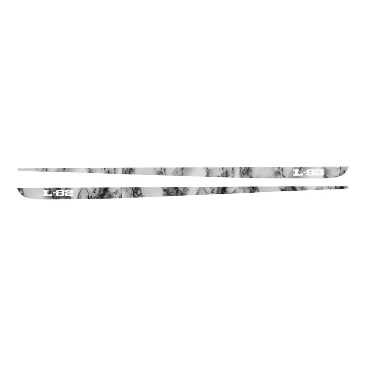 78344 Hood Stripe Decals, 1968-1982 Chevy Corvette, Pair L-82 Veined Marble