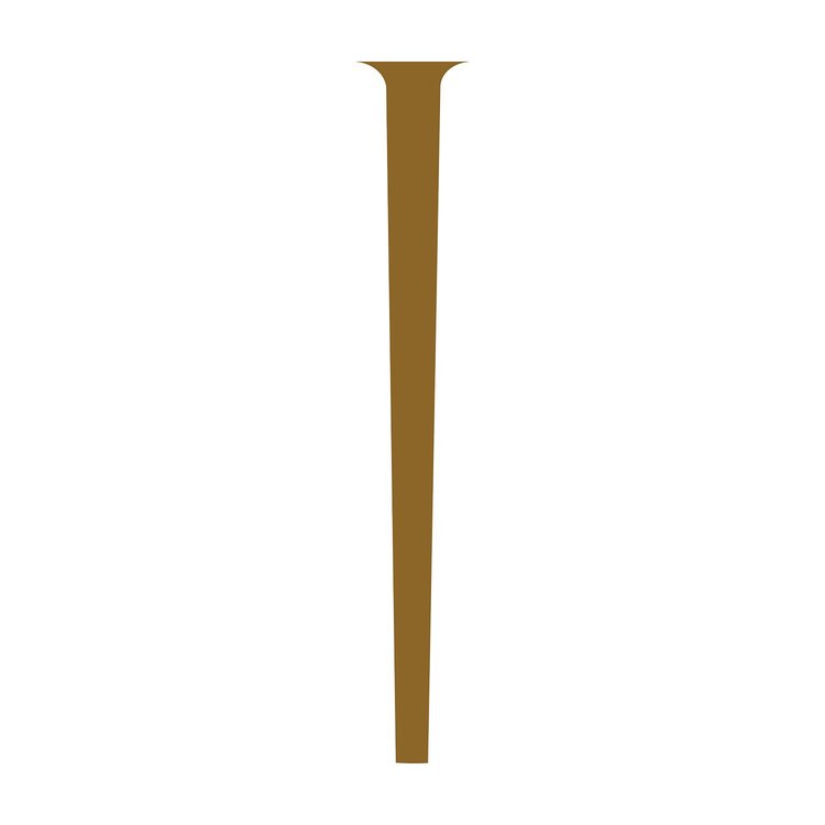 78397 Split Window Decal, 2014-2019 Chevy Corvette, Matte Gold W/O Emblem