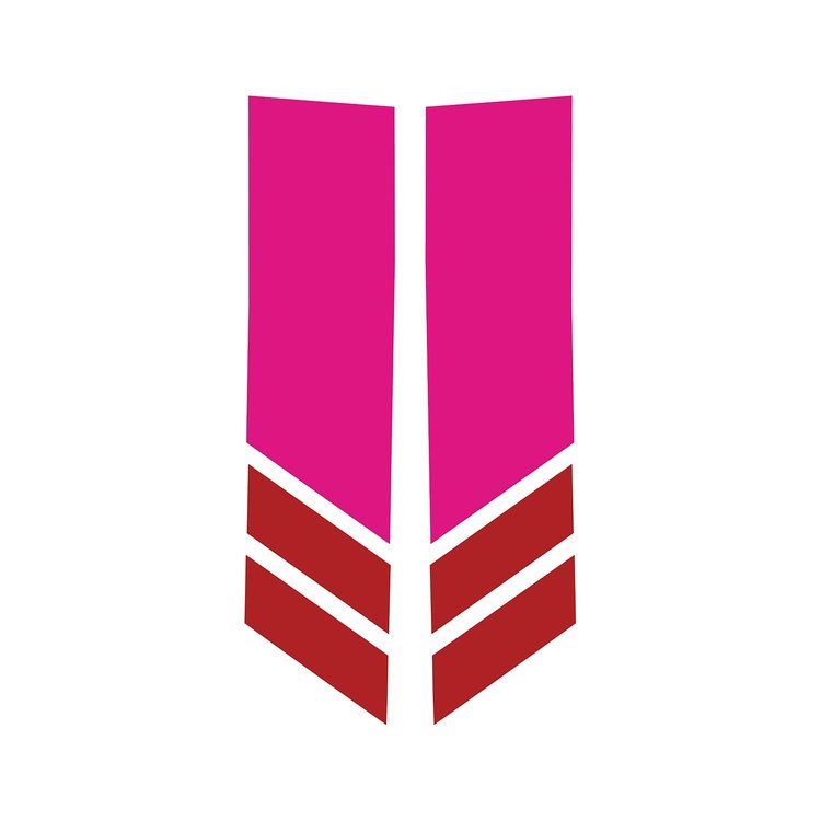 78530 Stripe Winglets, 2014-2019 Chevy Corvette, Matte Pink Matte Red