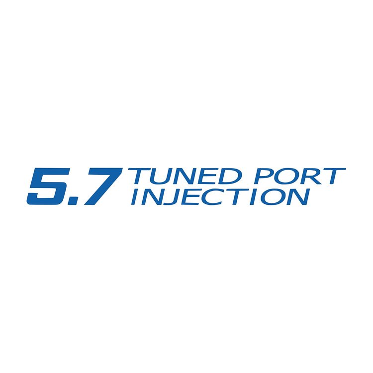 78705 Tuned Port Injection Decal, 1985-1991 Chevy Corvette, Matte Blue