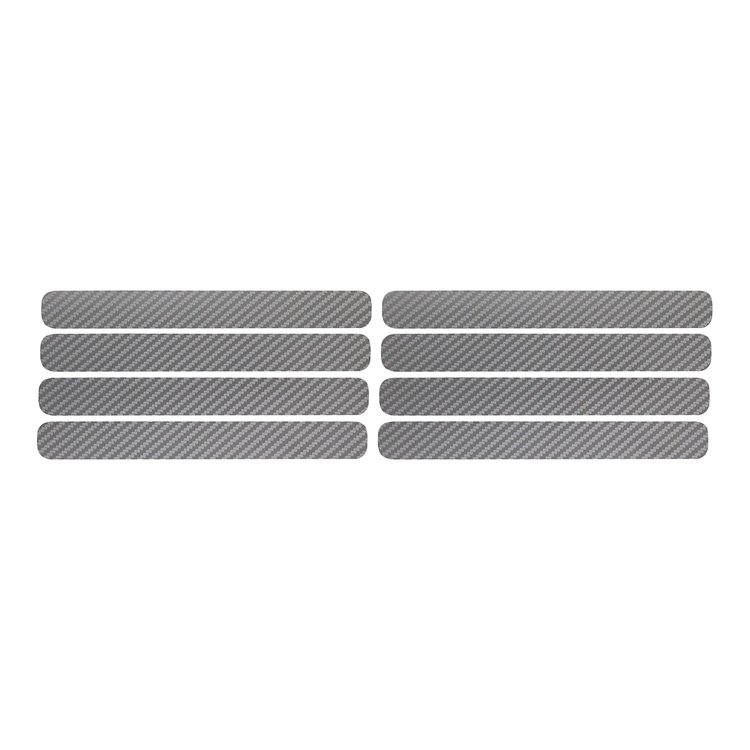 78857 Side Vent Louver Decals, 1991-1994 Chevy Corvette, 8 Pieces Silver Carbon Fiber