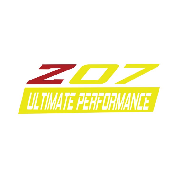 79285 Spoiler Z07 Large Decal, 2005-2019 Chevy Corvette, Gloss Red Z Gloss Yellow 07 W/ Ult, Perf Script