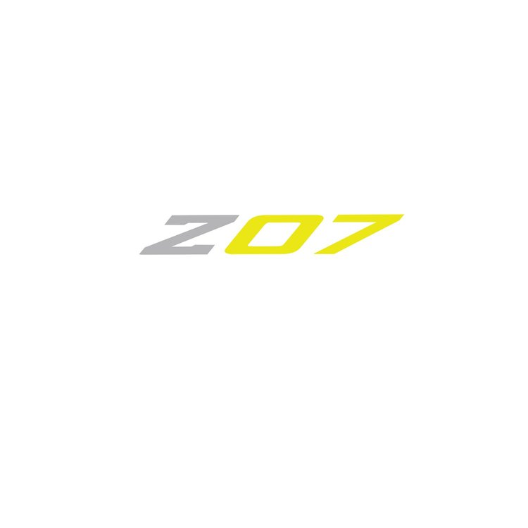 79295 Spoiler Z07 Med, 2005-2019 Chevy Corvette, Decal, Gloss Gray Z Gloss Silver 07